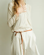 1cm belt - marrone
