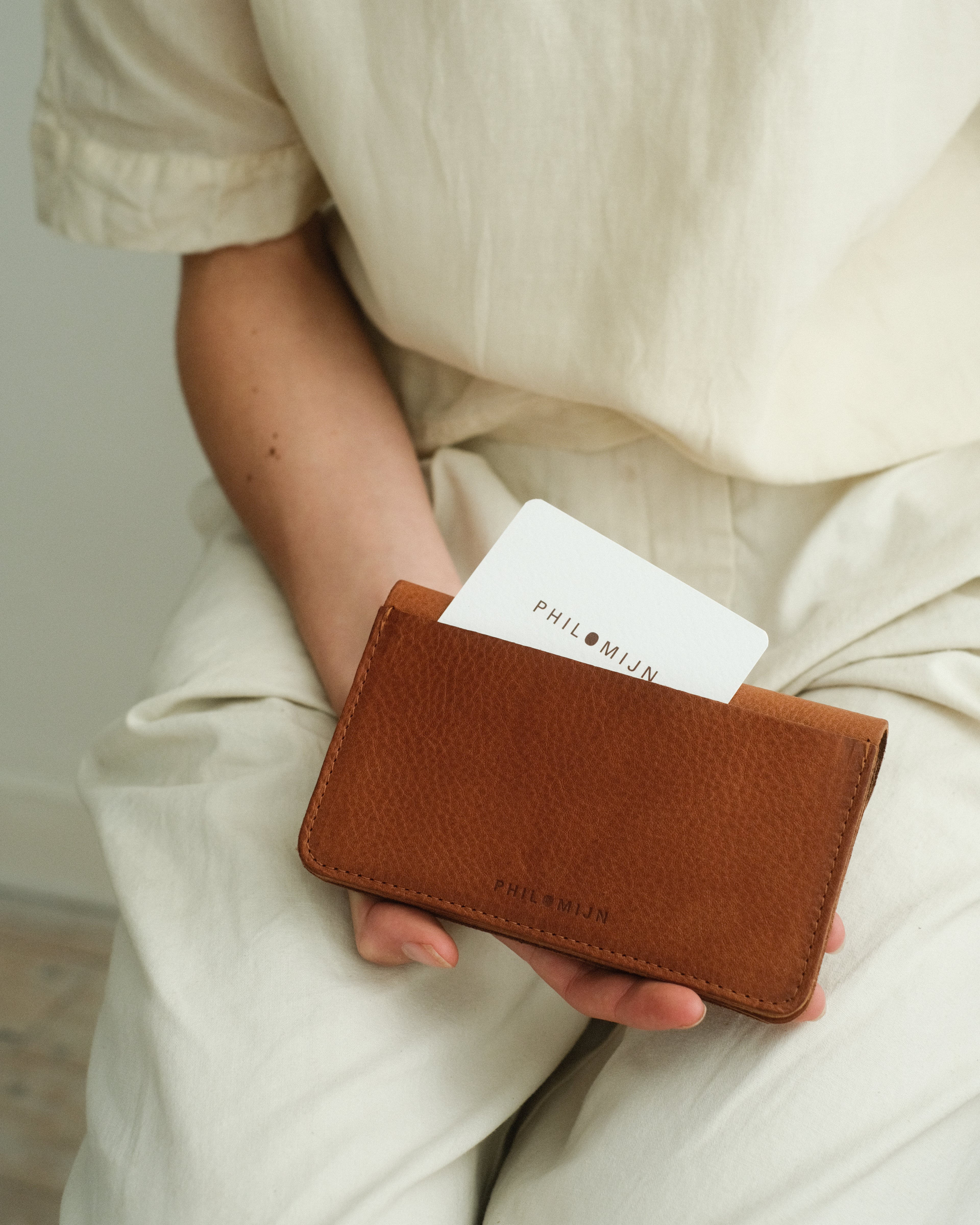 EBBE wallet - marrone