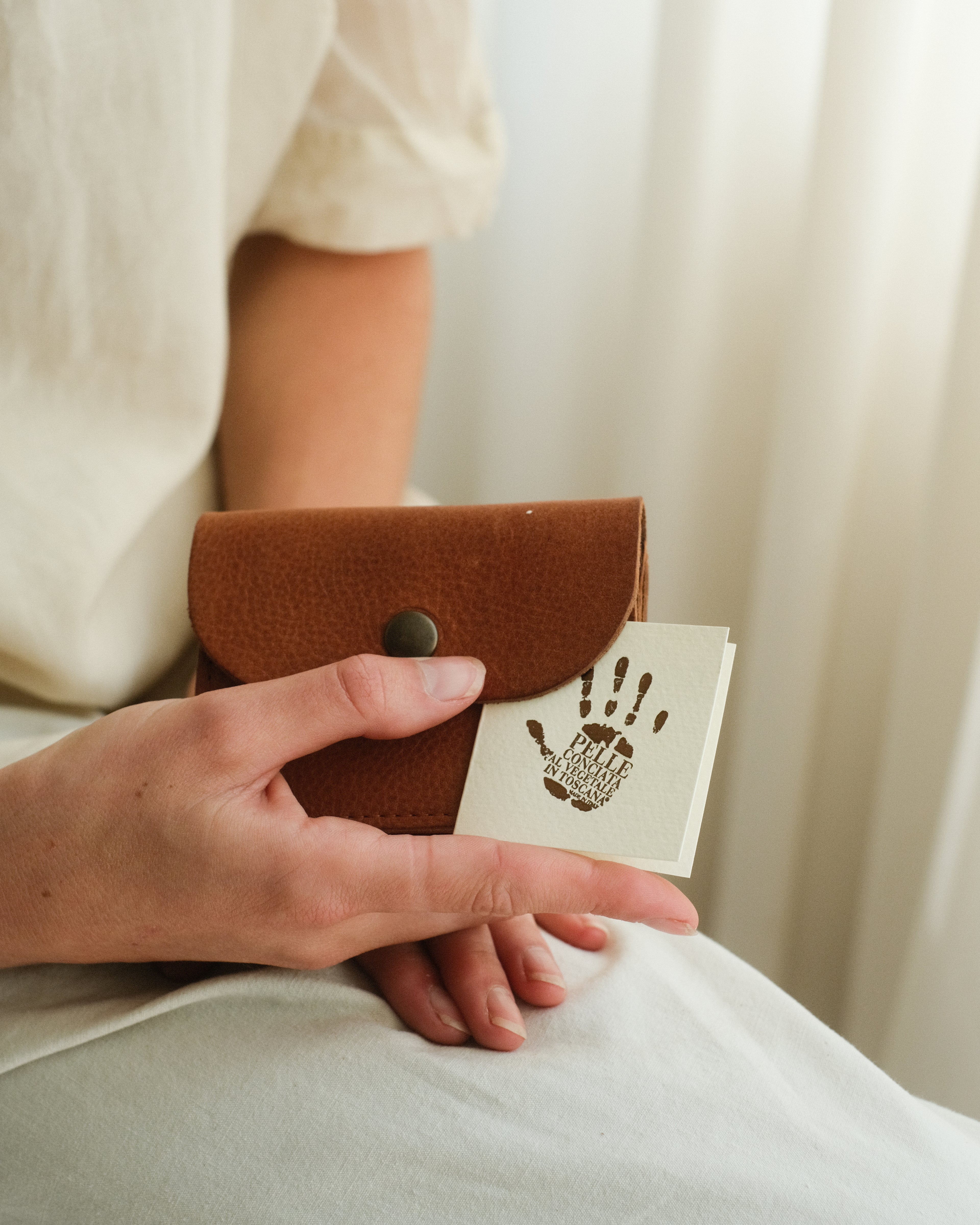 LUNA wallet - marrone