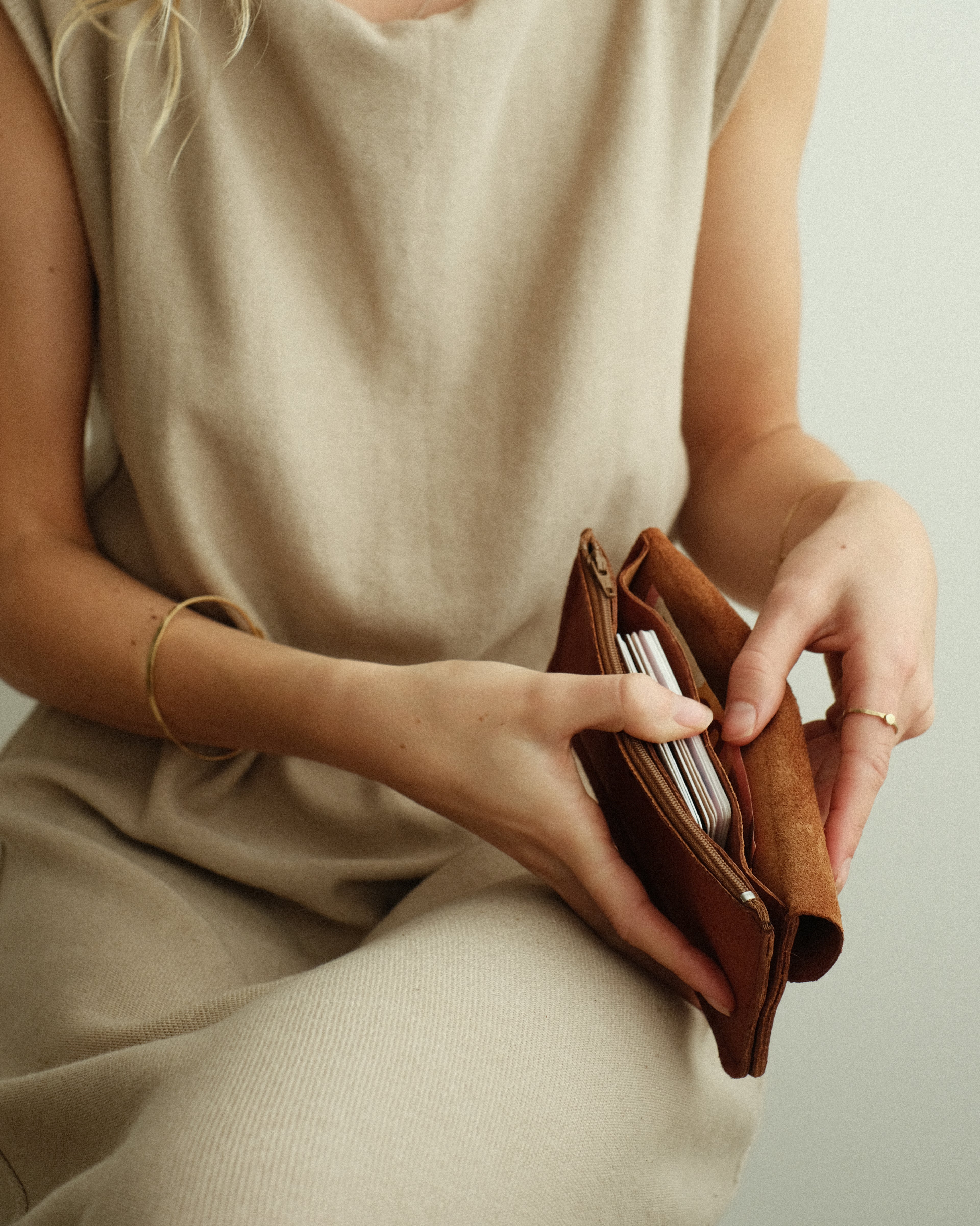 TERRA wallet - marrone