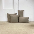 Cushion dark taupe 60x40
