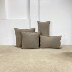 Cushion dark taupe 50x50